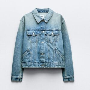 ZARA TRF Women's Denim Jean Jacket Size Small
